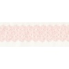 Bordiurki koronkowe bawełniane , samoprzyl. Wzór nr 2 ,Jasny różowy , Rolka 2mb  , Kod: TL-COTTON 226R