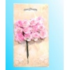 Kwiatki papierowe : róże  kolory różowe. . Kod towaru : K428-26 