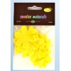 Kwiaty z filcu 48 mm a 18 szt.  , kolor: jasnożółty.   Kod: DS522-4812