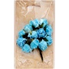 Różyczki z pianki 2cm, 12 szt niebieskie .  Kod towaru: K747-30