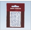 Stiker , kryształki kwadratowe 4 mm , lustrzane , Kod towaru: Q4-00