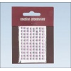 Stiker , kryształki kwadratowe 4 mm , różowe , Kod towaru: Q4-23 