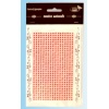 Stiker z perełkami 3 mm , kolor : czerwony  Kod: NT-P3 120