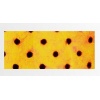 Taśma samoprz. materiałowa - Bordowe kropki na brzoskwiniowym tle Kod towaru : TL-FABRIC 142