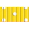 Tekturka falista , fala prosta E , żółta w białe kropki 50x70 a 10-Kod: UR701015