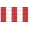 Tekturka falista , fala prosta E , Biało-czerwone pasy 50x70 a 10-Kod: UR711022