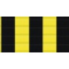 Tekturka falista , fala prosta E , żółto-czarne pasy 25x35 a 10-Kod: UR711412