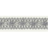 Bordiurki koronkowe bawełniane , samoprzyl. Metallic Srebrny , Rolka 2mb  , Kod: TL-COTTON 60MR
