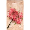 Kwiatki materiałowe 3cm ,6 szt  rózowo-białe .  Kod towaru: K746-23