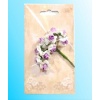 Kwiatki papierowe : róże kolory biało-liliowe . Kod towaru : K734-31