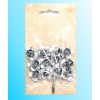 Kwiatki papierowe : róże  kolory srebrne . Kod towaru : K743-60 