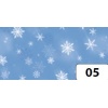 Papier transparentny seria ELEMENTS , wzór : śnieżynki 50x70 a 10 ark. - Kod: FO83005