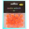 Pompon -glitter- - kolor pomarańczowy , średnica 15 mm , Kod : POM15-G40
