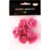 Róże z pianki 4cm ,6 szt  rózowe .  Kod towaru: K7411-23