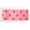 Taśma samoprz. materiałowa - Czerwone kropki na różowym tle Kod towaru : TL-FABRIC 122