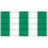 Tekturka falista , fala prosta E , Biało-zielone pasy 50x70 a 10-Kod: UR711055